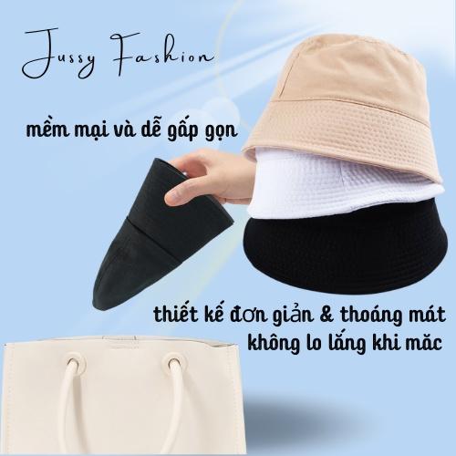 Nón Tai Bèo Nam Nữ Thời Trang Vành Cụp Trơn Jussy Fashion Nhiều Màu Phong Cách Mũ Bucket Nữ Ulzzang Unisex