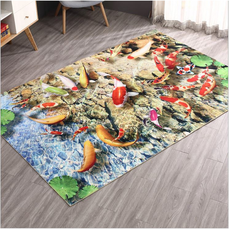 Thảm Lót Sàn Trang Trí Chống Trượt (40x60cm) 5 Mẫu Bắt Mắt