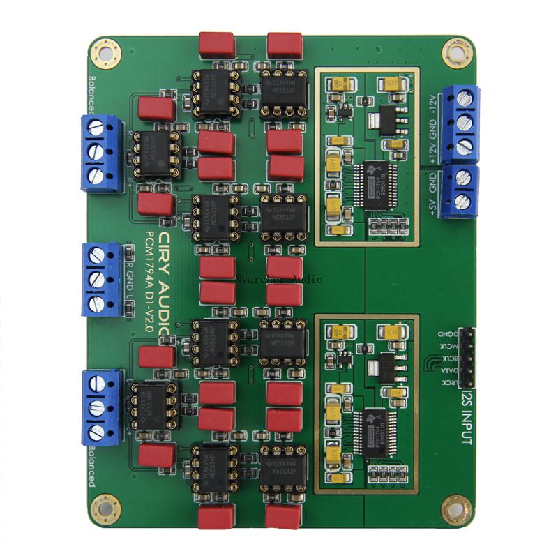 NVArcher HIFI song song PCM1794A Bộ giải mã âm thanh DAC NE5532 OP amp Hội đồng lắp ráp 24bit 192kHz