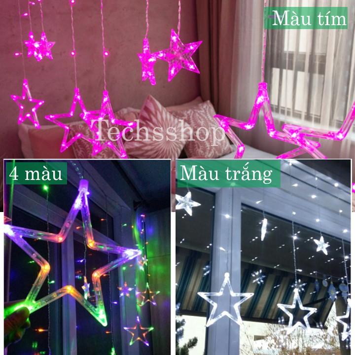 Dây Đèn Led Hình Ngôi Sao Lớn Dài 3M Sử Dụng Điện 220V Trang Trí Quán Cà Phê Shop Cửa Hàng - Led Trang Trí Noel Tết 2021