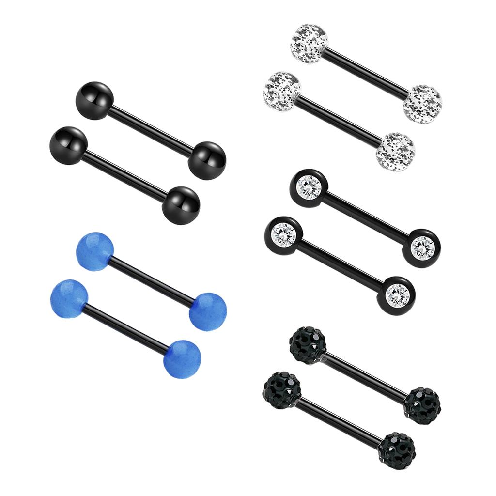 Stainless steel navel ring eyebrow ring piercing jewelry Small Size