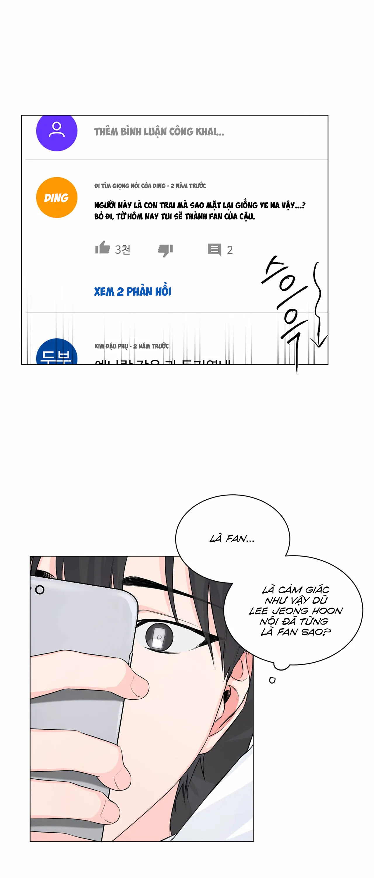 tay của em yếu quá nhỉ? chapter 3 13