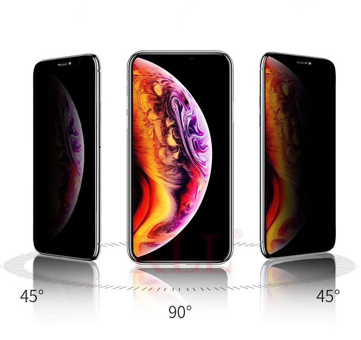 Kính Cường Lực Chống Nhìn Trộm Dành Cho iPhone X/Xs, iPhone Xs Max