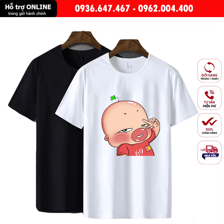 Áo Thun Unisex Nam Nữ Form Đẹp In Hình Quỳnh Aka - Chất Vải Cotton Đẹp Mịn Mát