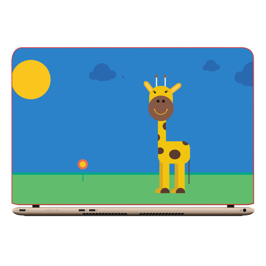 Miếng Dán Decal Laptop Animal Cartoon DCLTDV 349