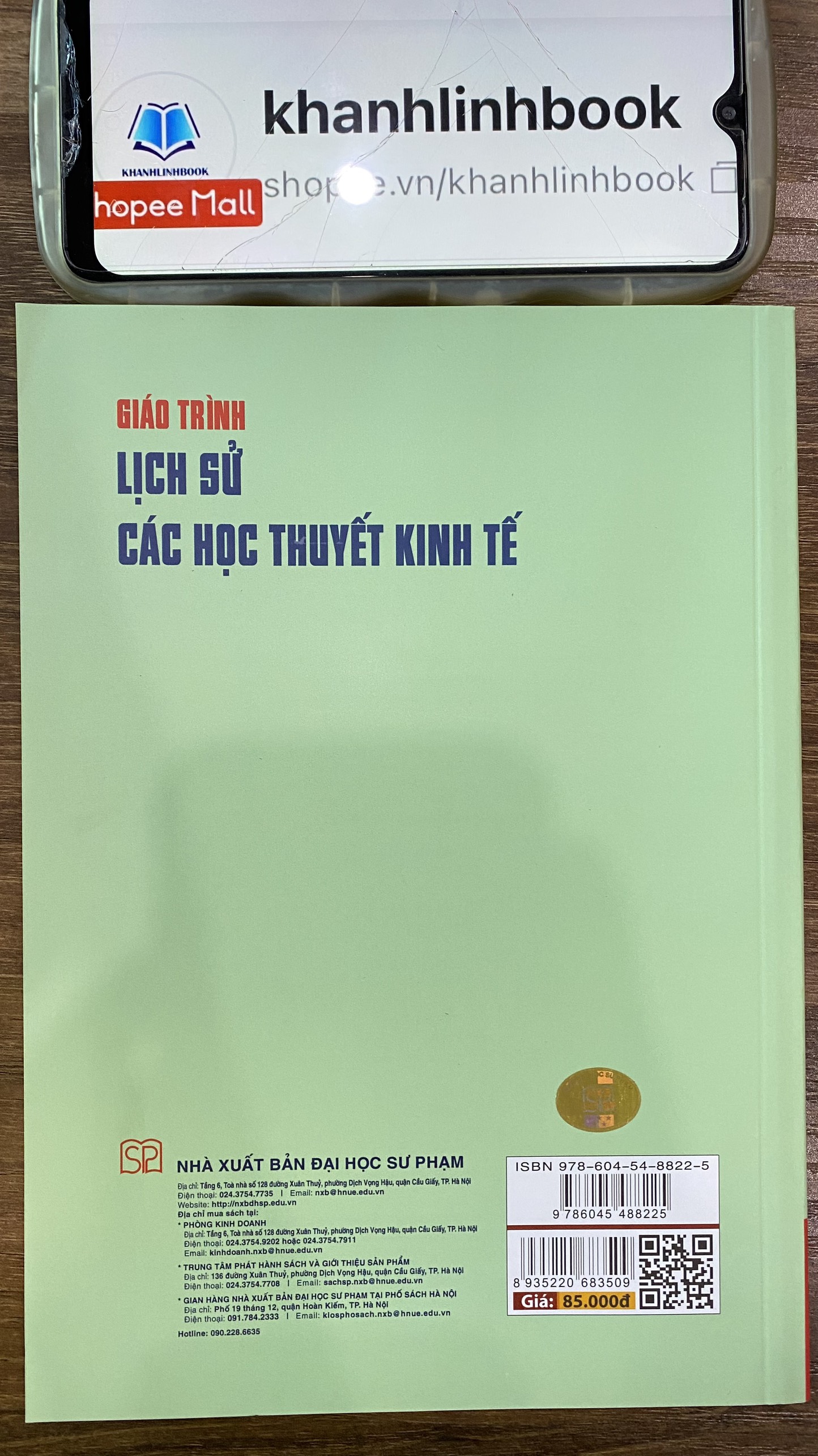 Sách - Giáo trình Lịch sử các học thuyết kinh tế