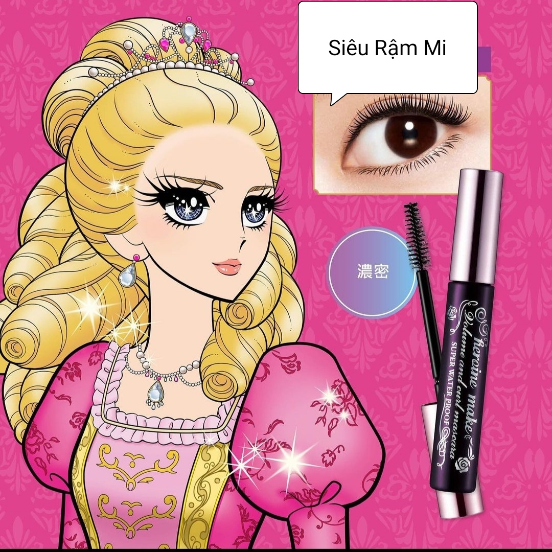 Mascara Kissme Heroine Make Chuốt Mi Dày Và Rậm Lông Mi Chống Trôi ( Không Vỏ Hộp )