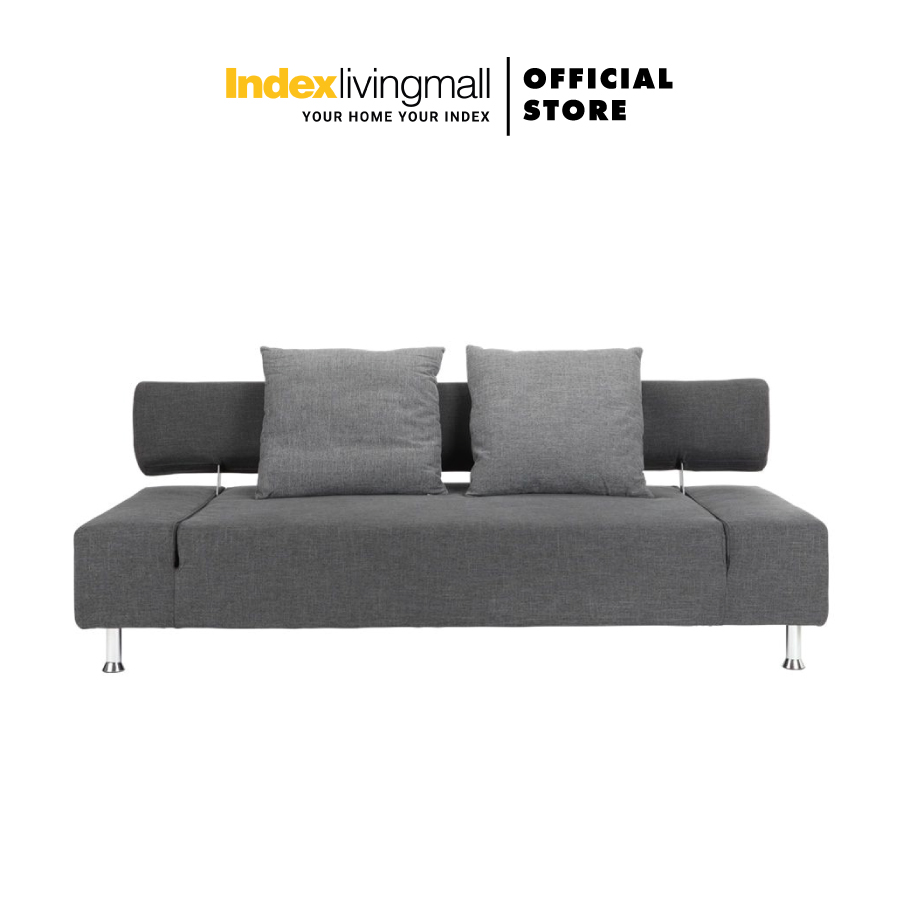 Sofa Giường NAOMI/P Màu Xám Đậm Index Living Mall