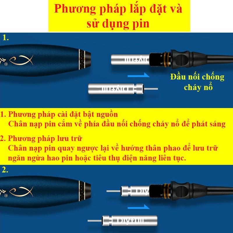 Pin Điện Tử Dlyfull CR-425 Chuyên lắp phao câu đài câu đêm PIN-CR-425