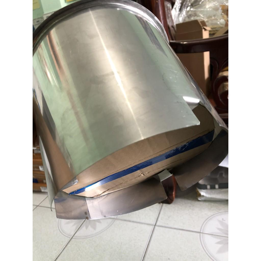 Chậu hoa, chậu kiểng inox 304 không đáy, nhẹ nhàn xếp gọn gàng, lưu trữ, chuyên trồng ngoài trời siêu bền bao thời tiết