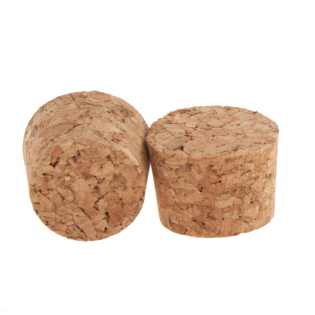 10pcs Tapered Unused Taper Natural Corks Stopper for 7-18mm Bottle DIY Craft