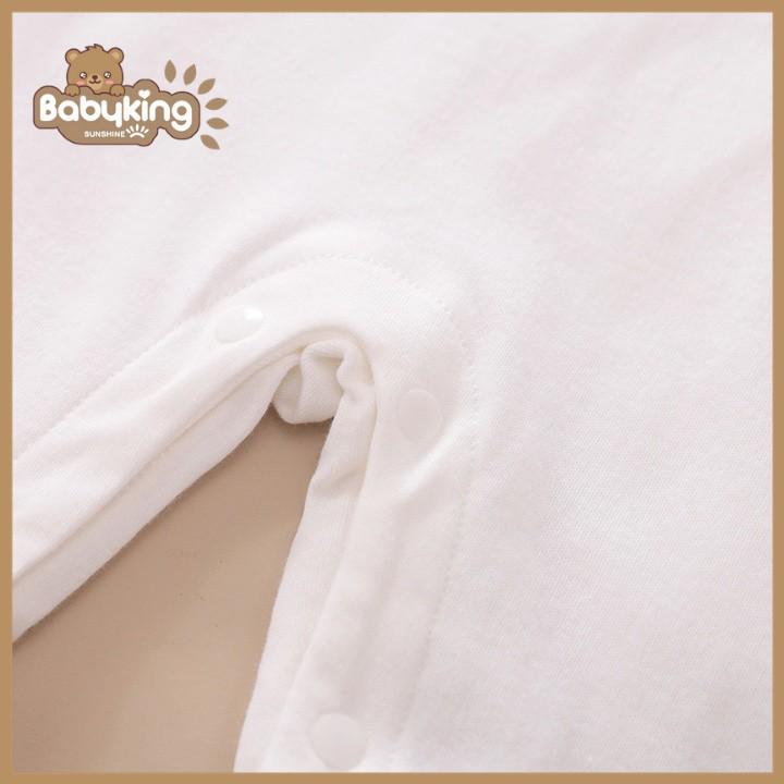 Bodysuit,áo liền quần dễ thương dài tay cho bé họa tiết cầu vòng xinh xắn ,cotton 100%,thương hiệu Aiueo Nhật Bản.