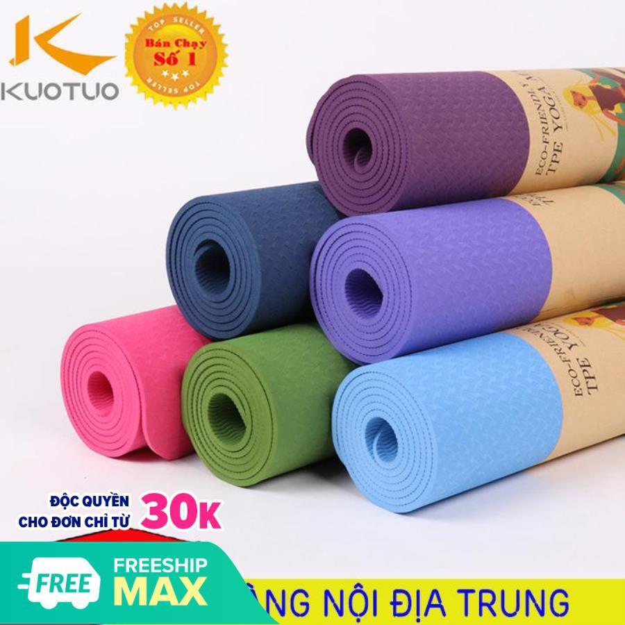 [LOẠI TỐT] THẢM TẬP YOGA TPE CAO CẤP 2 LỚP