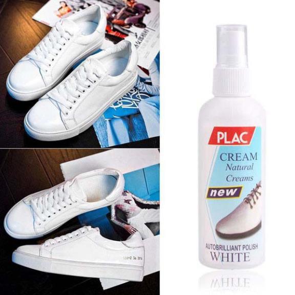 Chai dung dịch đánh tẩy trắng giày, túi xách PLAC siêu sạch