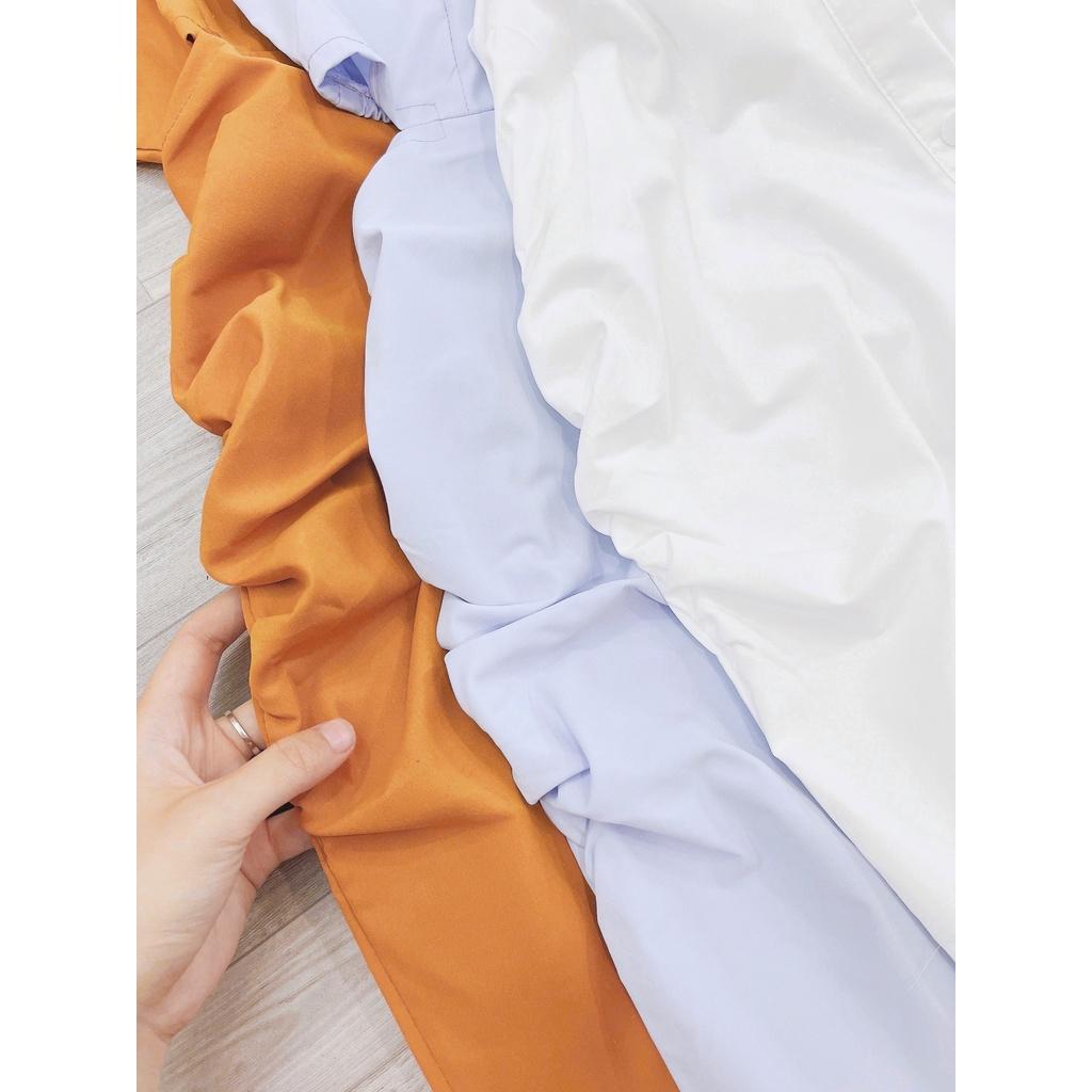 VÁY SƠ MI CUT OUT CHUN SAU