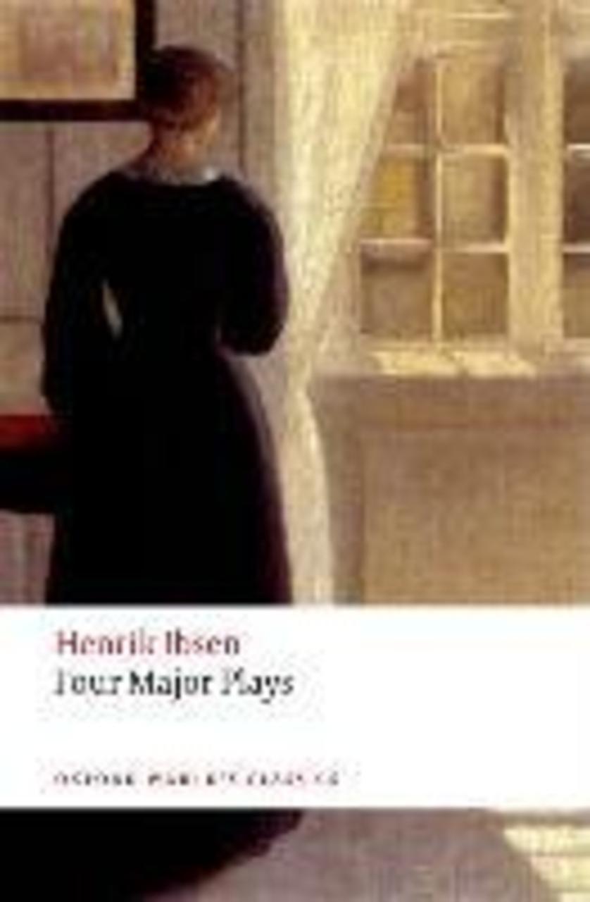Sách - Four Major Plays : (Doll's House; Ghosts; Hedda Gabler; and The Master Bu by Henrik Ibsen (UK edition, paperback)