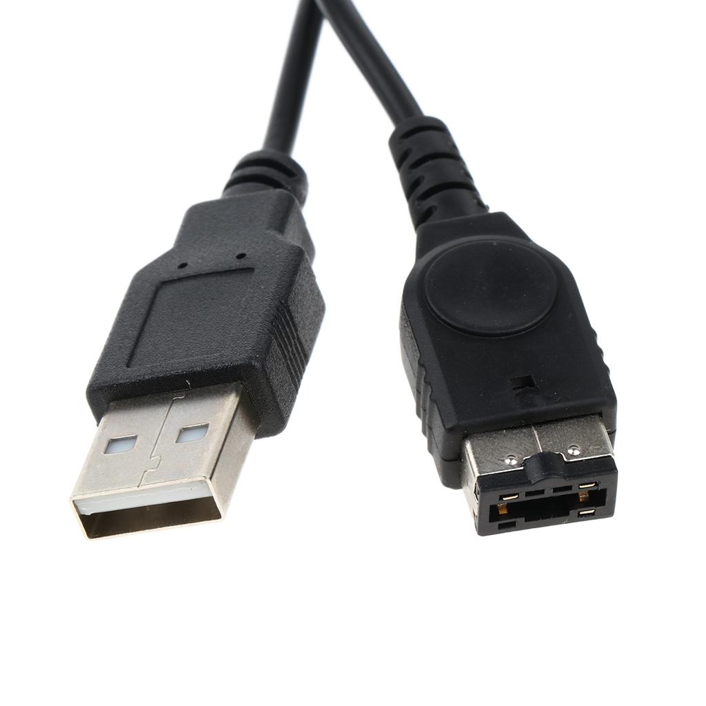 4ft USB Data Sync Charging Charger Cable For Nintendo Gameboy Advance GBA & SP Console - Black
