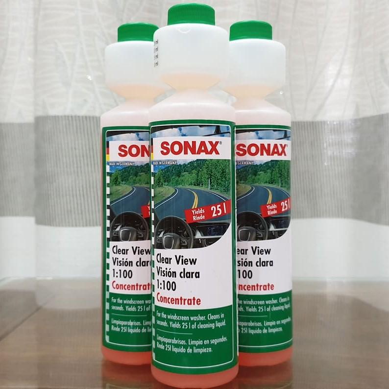 Nước rửa kính lái đậm đặc Sonax Clear View 1:100 Concentrate 250ml