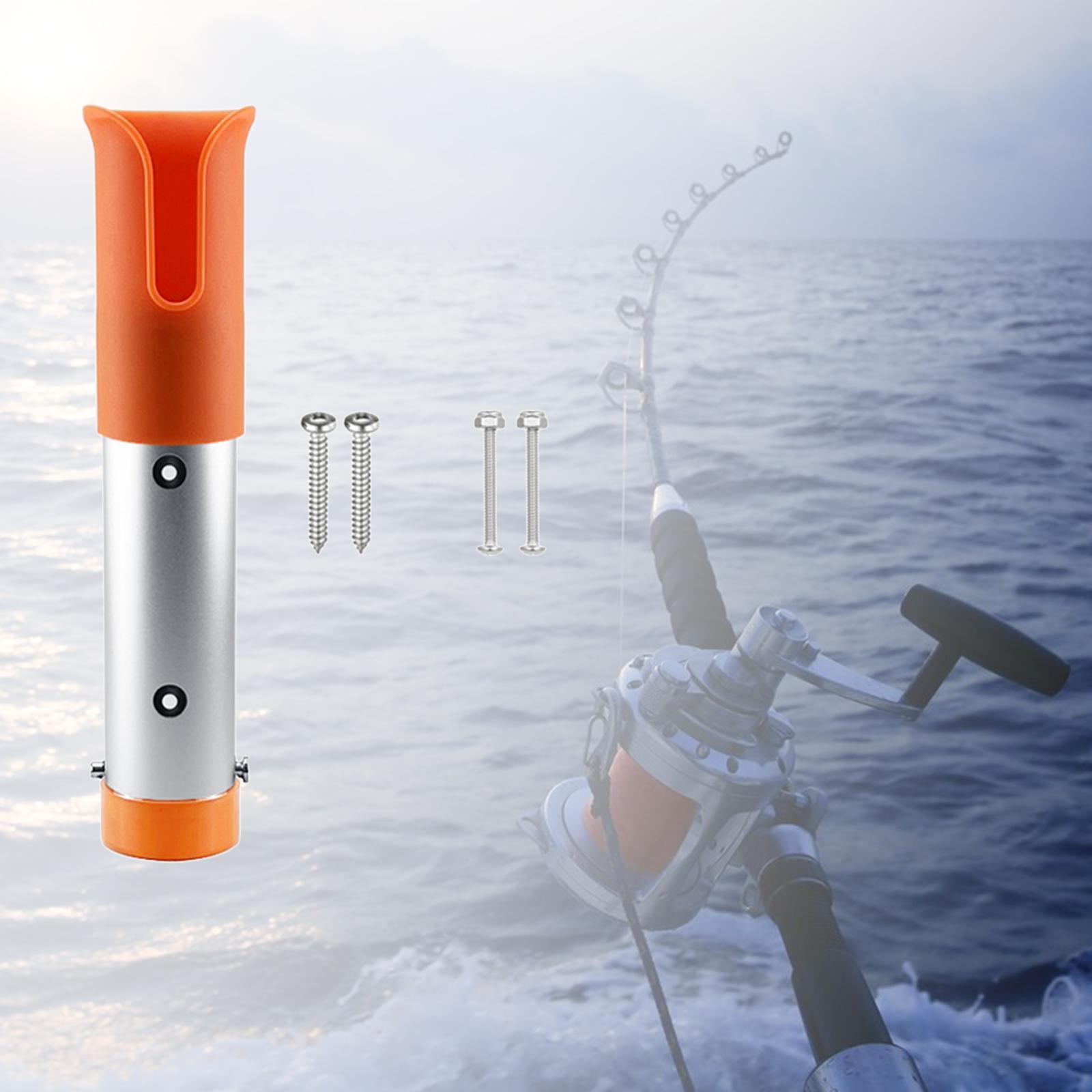 Fishing Rod Holder Racks Portable Fishing Rod Stand-Off Tube Rod Pole Holder Bracket Support