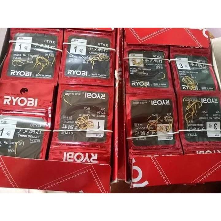 Lưỡi câu cá RYOBI nhật bản.lưỡi câu cá