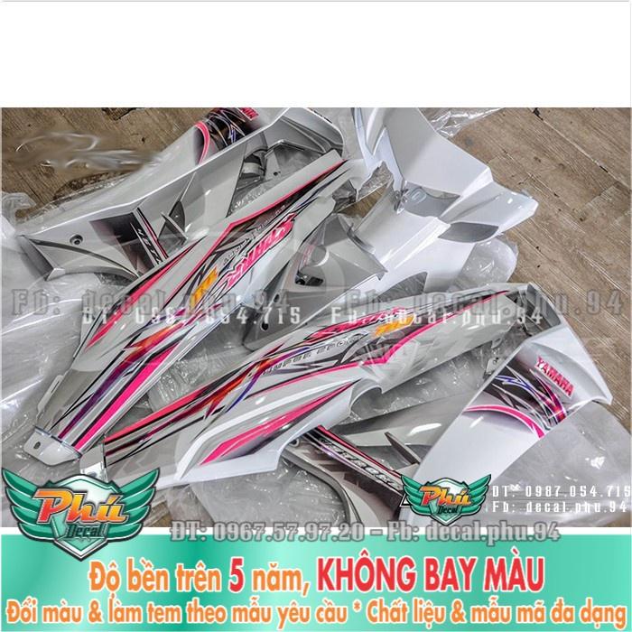 Tem rời Sirius màu độc lạ dán xe trắng chế -1