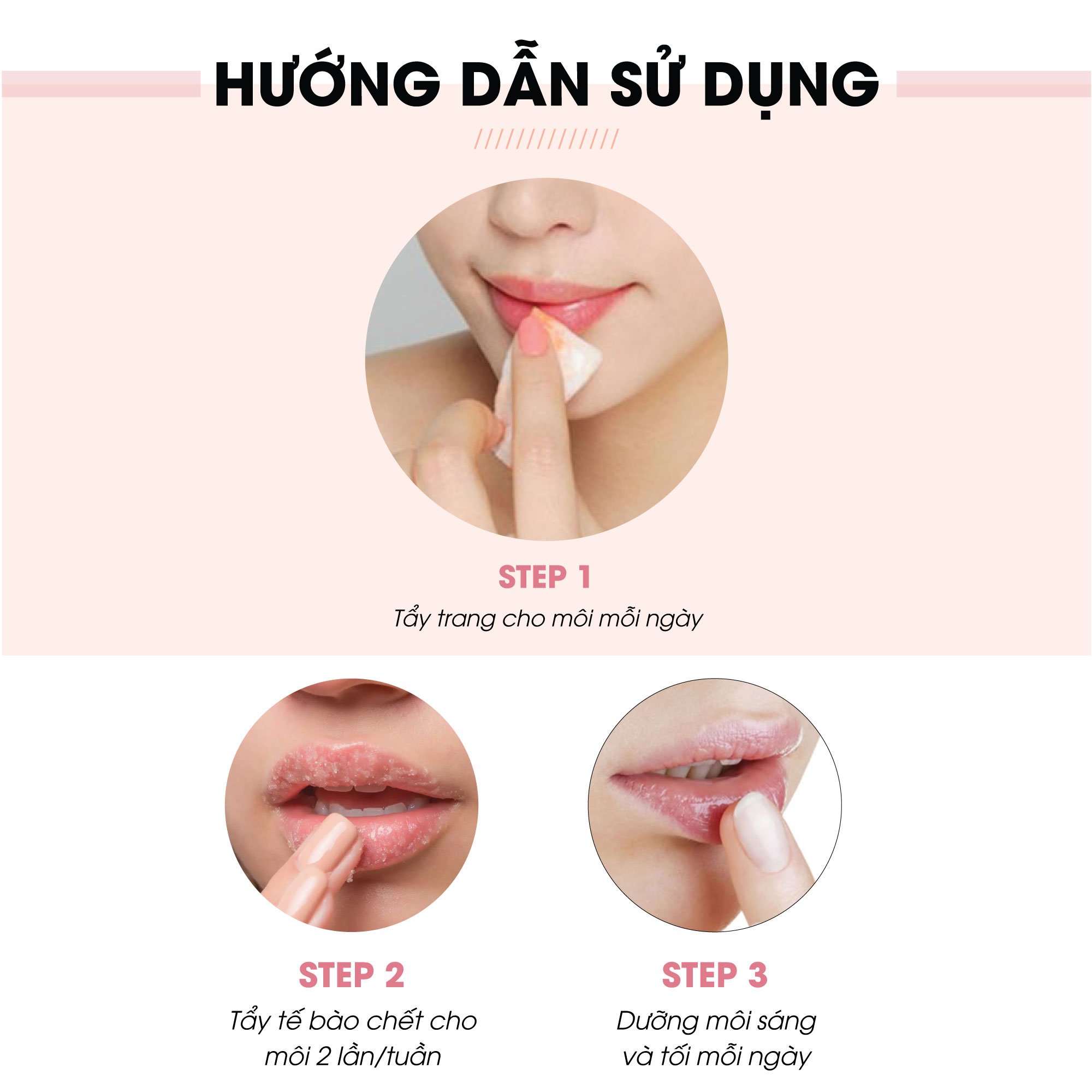 Son dưỡng môi Truesky màu hồng nhạt giúp môi hồng hào, giảm tình trạng thâm môi và nứt nẻ 3ml - Nutritious Lip Balm