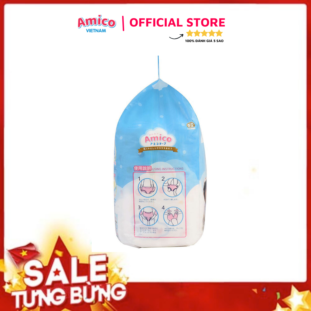 Bỉm - Tã quần Amico size XXL 26 + 2 miếng