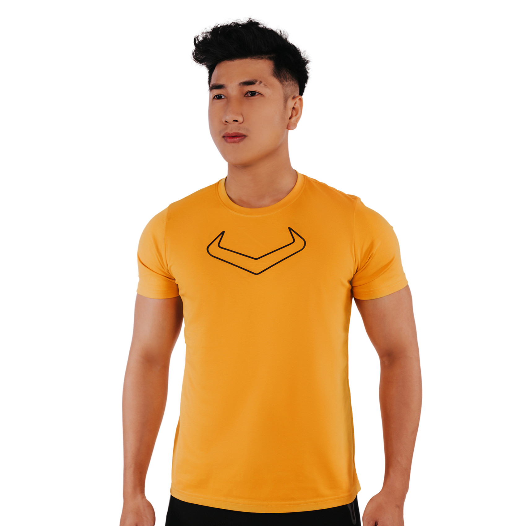 Áo Thun Thể Thao Logo Elohim Viền - Vàng