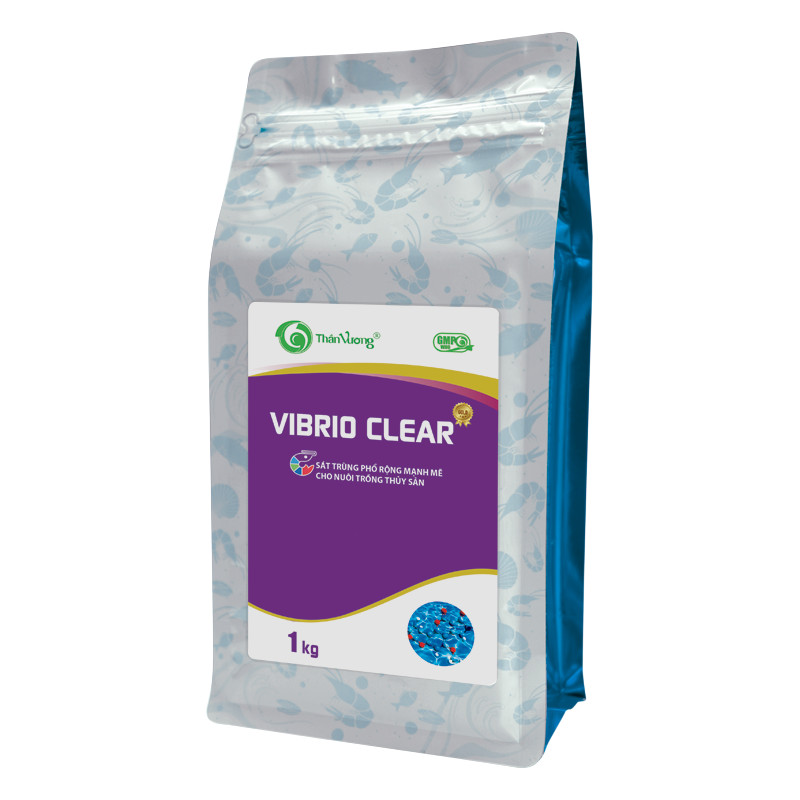 Diệt khuẩn phổ rộng ao nuôi thủy sản VIBRIO CLEAR