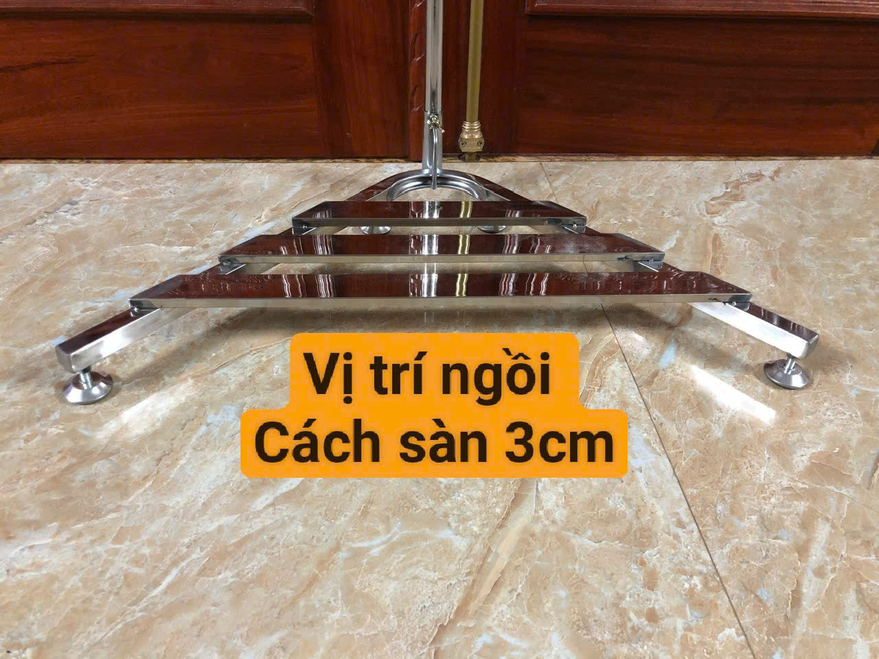 Cây. Gía. Móc hỗ trợ treo sp kéo giãn cột sống cổ SU304 ( SP không kèm đai vải )
