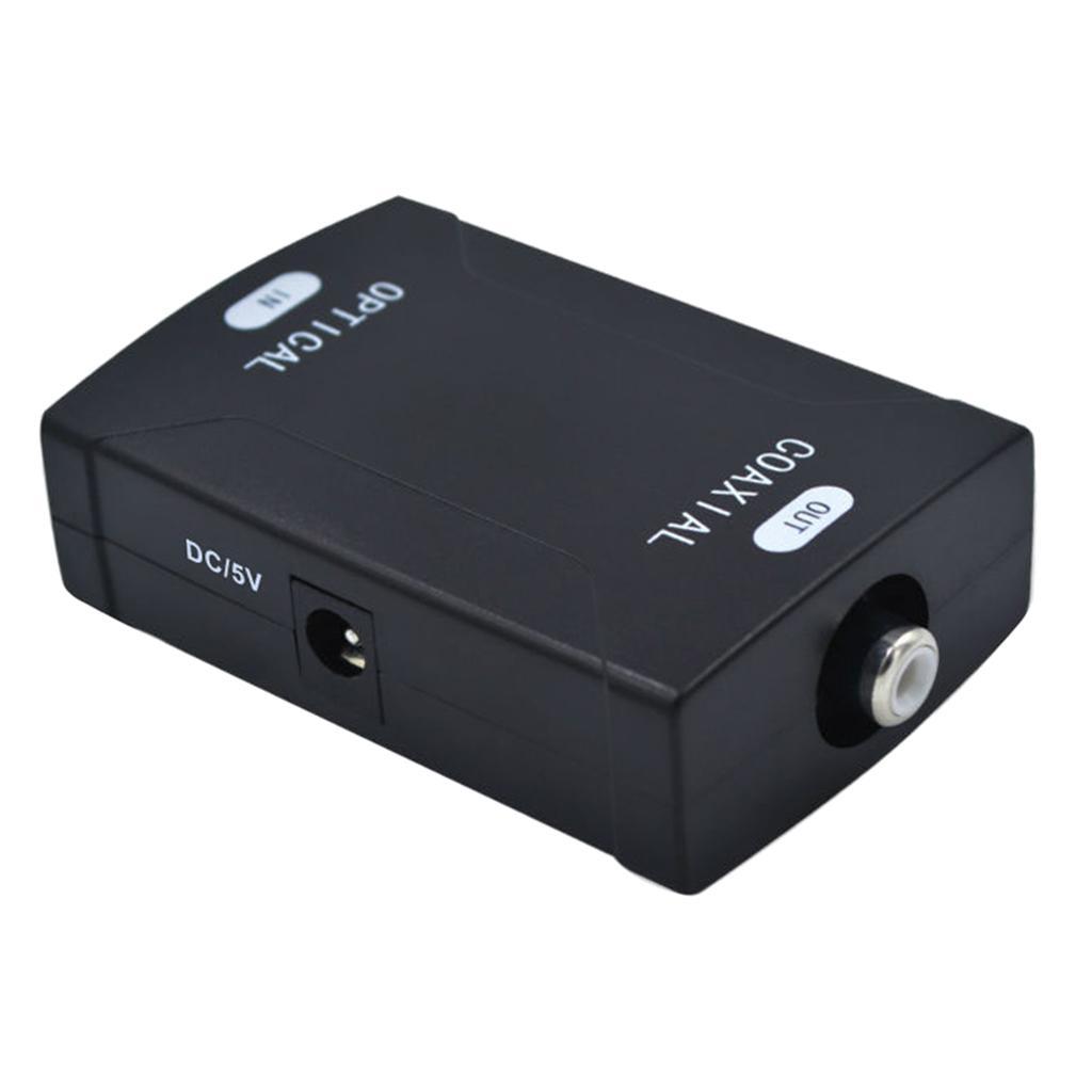 Input to RCA Coaxial Coax Digital Audio Cable Converter Adapter US
