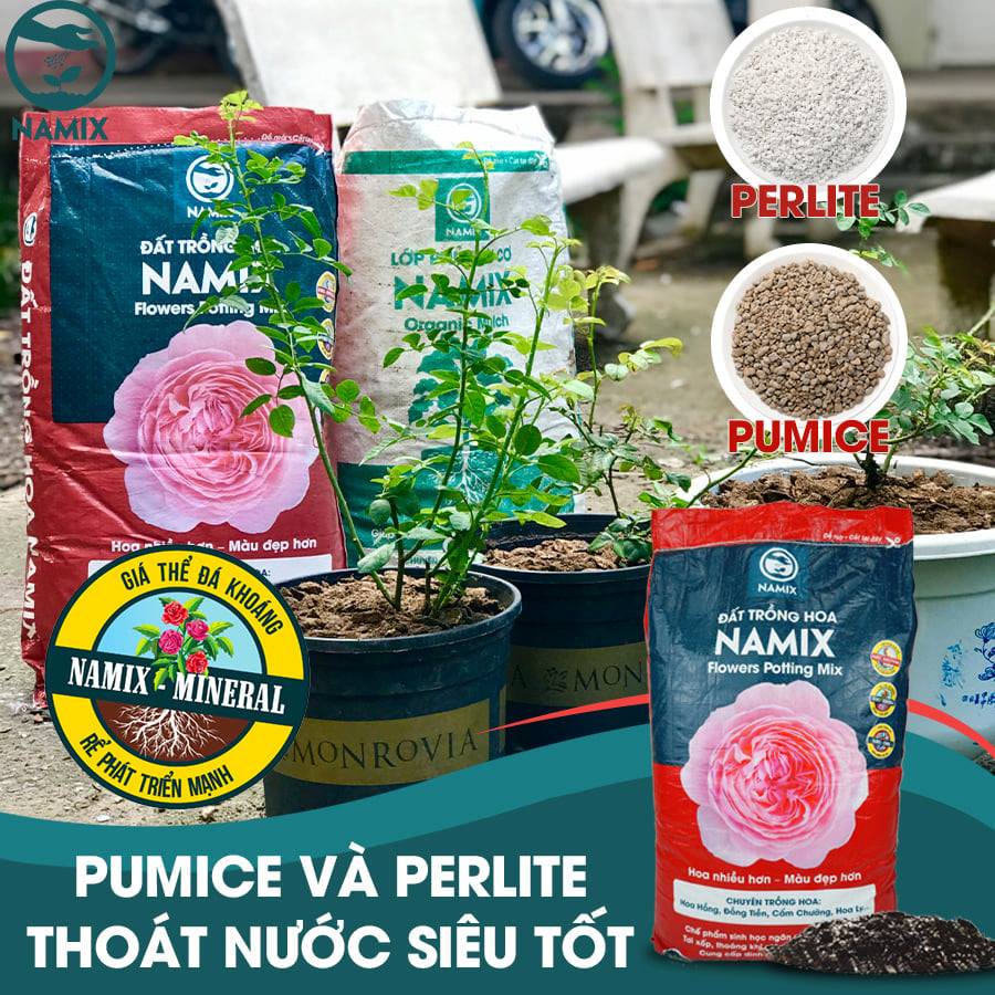 Đất trồng hoa Namix (Flowers Potting Mix)