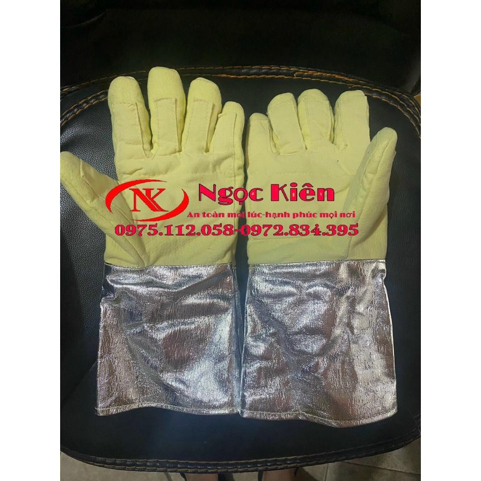 Găng tay chống cháy chịu bức xạ nhiệt 1000 độ c