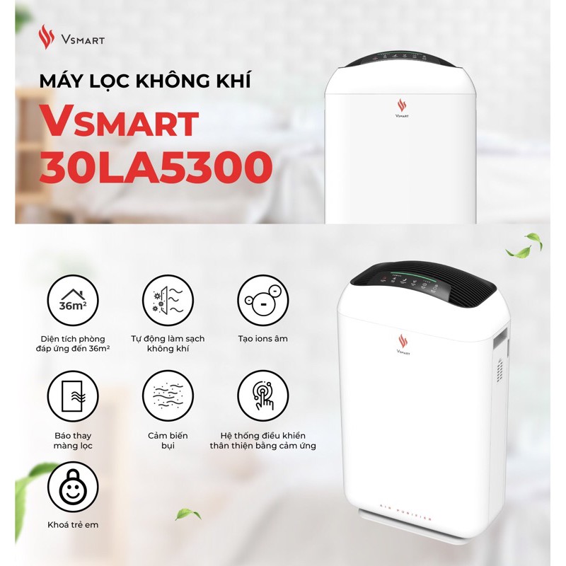 Máy Lọc Không Khí Vsmart 30LA5300 - Hàng Chính Hãng