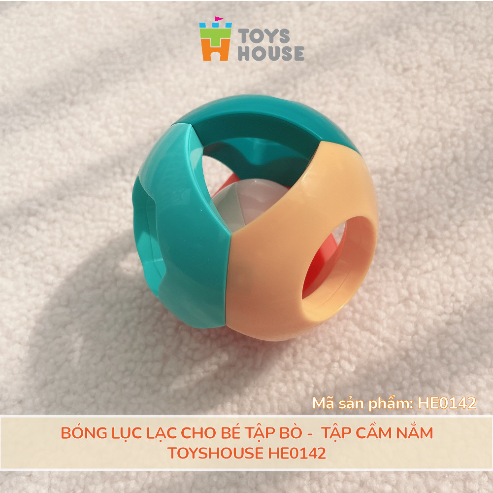 Bóng lục lạc cho bé tập bò - tập cầm nắm ToysHouse HE0142