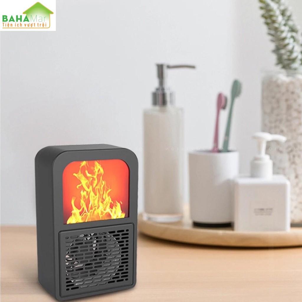 QUẠT LỬA 3D DI ĐỘNG LÀM NÓNG KHÔNG KHÍ SƯỞI ẤM MÙA ĐÔNG tại văn phòng, hộ gia đình... "BAHAMAR" Sản phẩm thông minh