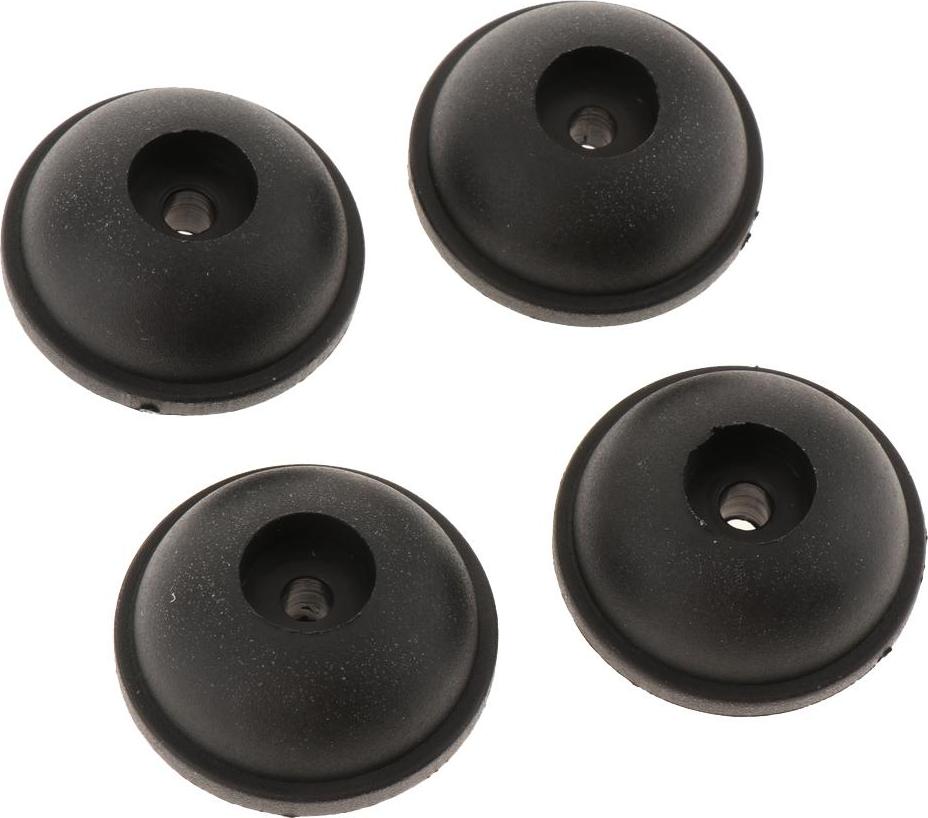 Sunnimix 4 Gói Du Lịch Hành Lý Thay Thế Một Phần Đáy Bông Footstand Đen
