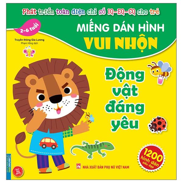 Miếng Dán Hình Vui Nhộn - Động Vật Đáng Yêu