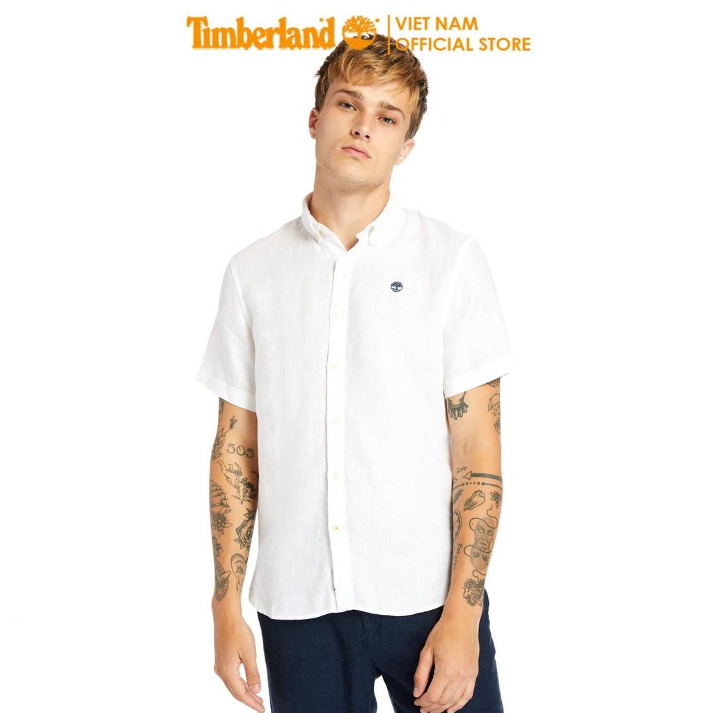 Áo Sơ Mi Linen Ngắn Tay Nam Timberland Mill Linen Shirt TB0A24NC