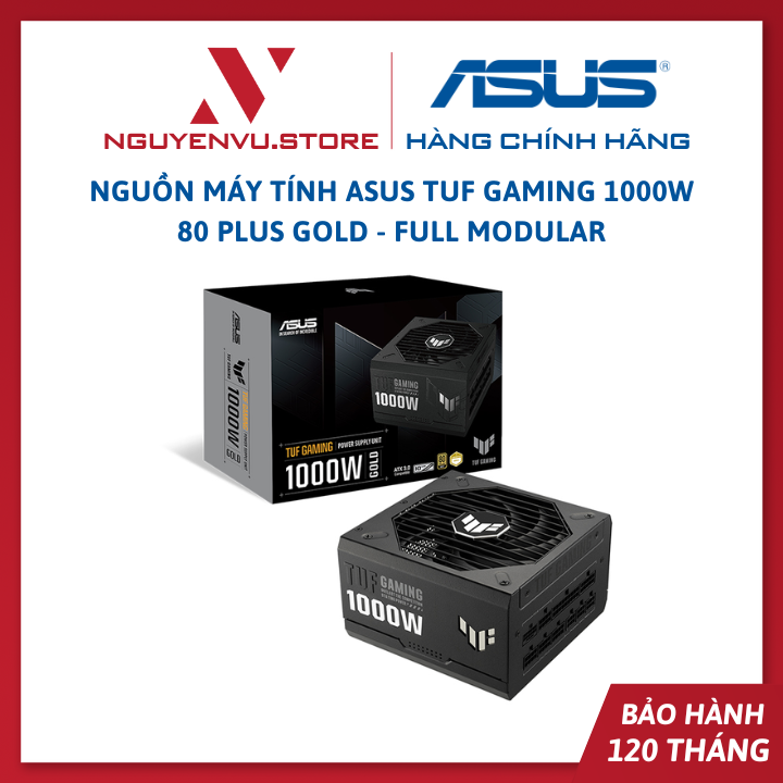 Nguồn Máy Tính ASUS TUF Gaming 1000W – 80 Plus Gold - Full Modular - Hàng Chính Hãng