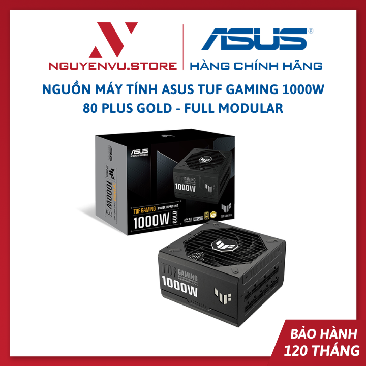 Nguồn Máy Tính ASUS TUF Gaming 1000W – 80 Plus Gold - Full Modular (1000W) - Hàng Chính Hãng