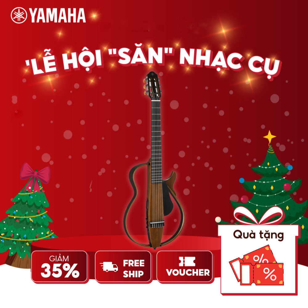 Đàn Guitar YAMAHA Silent SLG200NW kèm túi đựng Gigbag - Sản phẩm chính hãng