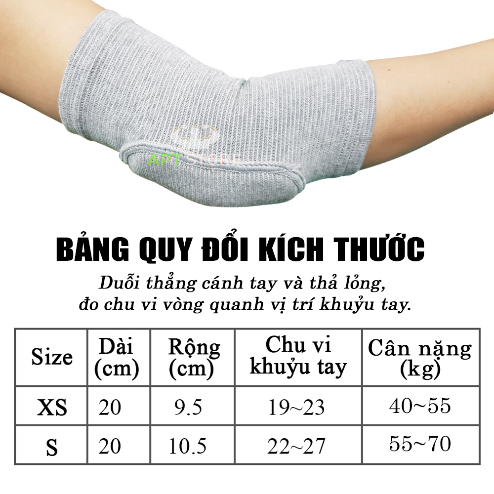 Miếng đệm bảo vệ khuỷu tay hỗ trợ tập Yoga, Gym, chơi thể thao