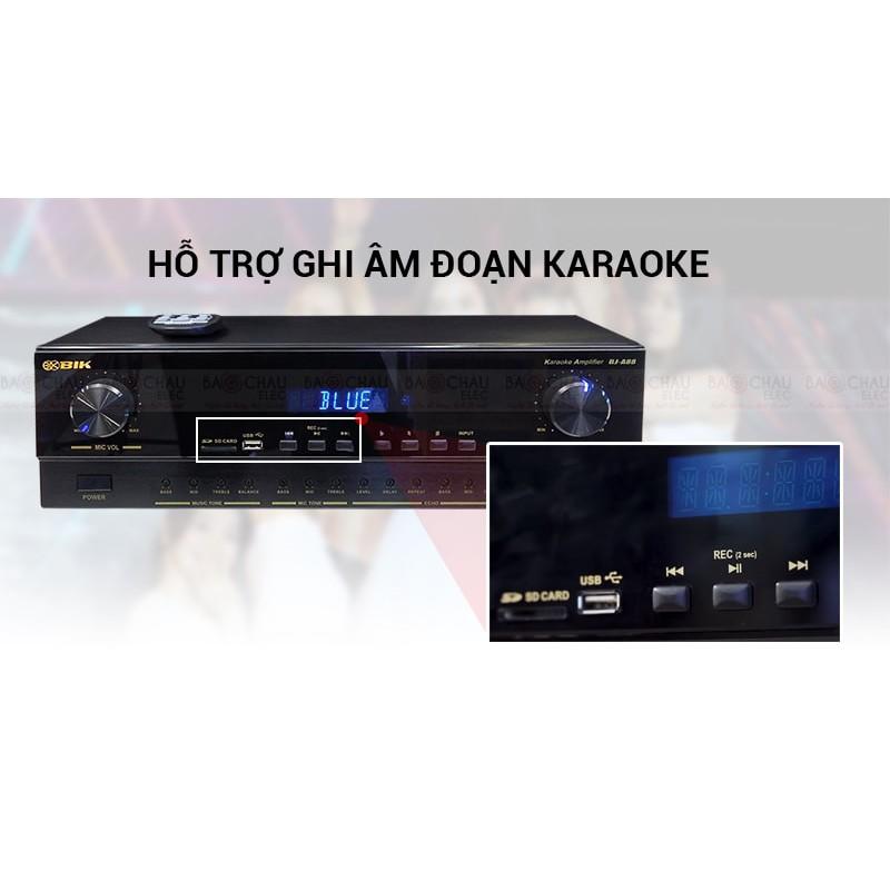 Amply Karaoke BIK BJ A88 Nhật - Karaoke Nghe Nhạc Xem Phim Hay - hàng chính hãng