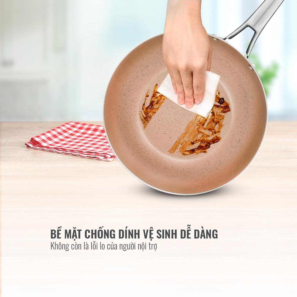 Chảo xào chống dính Elmich fusion EL-3969BG size 28cm