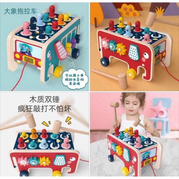 Bộ đồ chơi đập chuột xe bus mẫu mới 2021 -MonacoStore