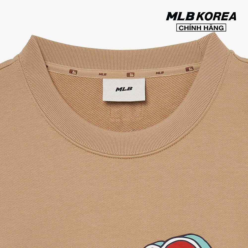 MLB - Áo sweatshirt unisex cổ tròn tay dài phom suông thời trang 3AMTM1034-43BGS