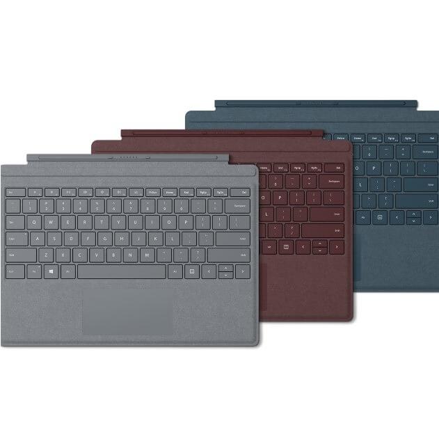Bàn Phím Microsoft Type Cover Surface Pro sản xuất tại Mỹ gõ siêu êm nhẹ, gọn mỏng sang trọng, kiêm bao da bảo vệ, đủ màu fullbox (Bảo hành 6 tháng)