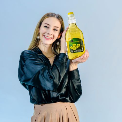 Dầu ăn hạt cải nguyên chất Kankoo Canola 2L nhập khẩu nguyên chai chính hãng chuẩn Úc