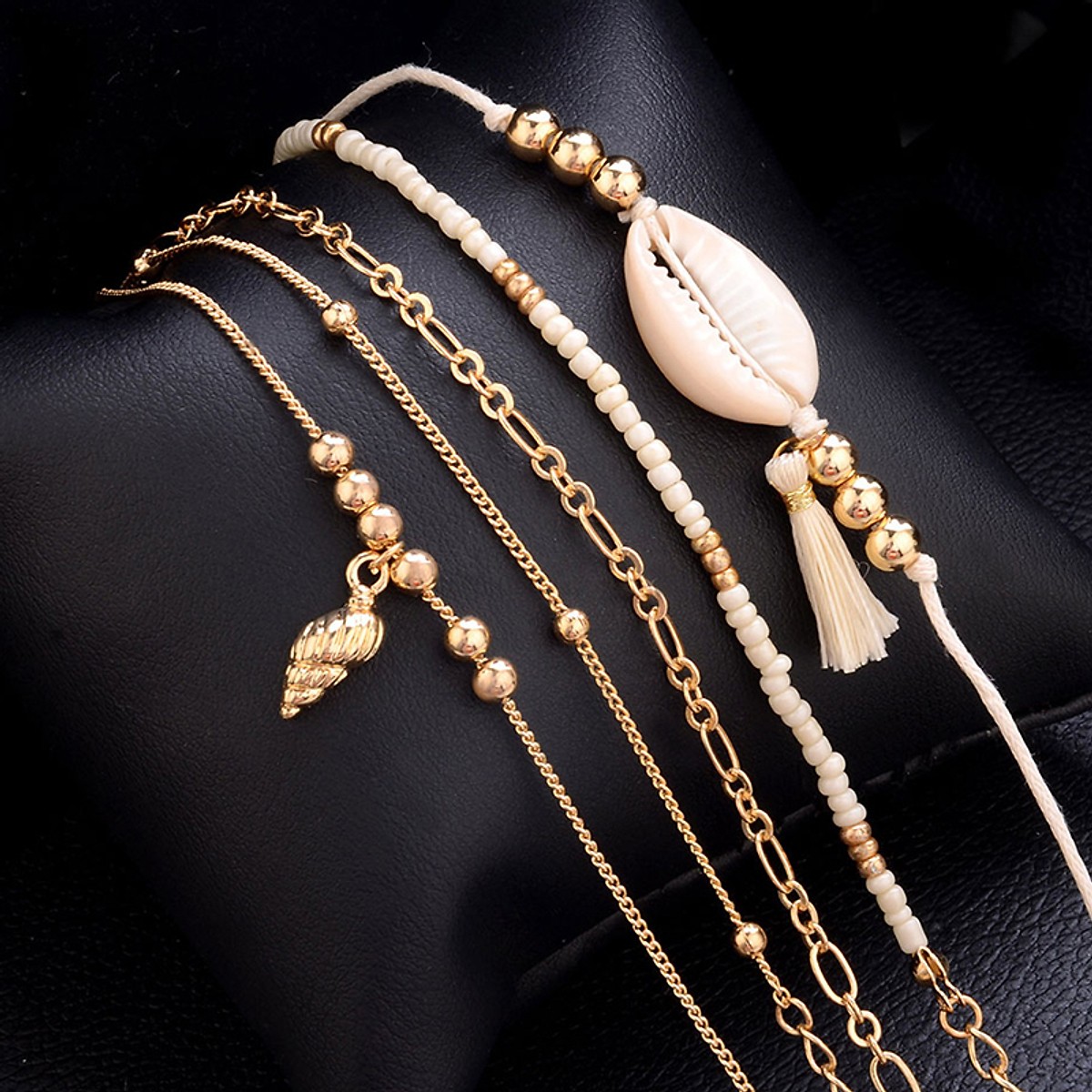 Bộ 5 Vòng Đeo Tay Nữ Phong Cách Boho